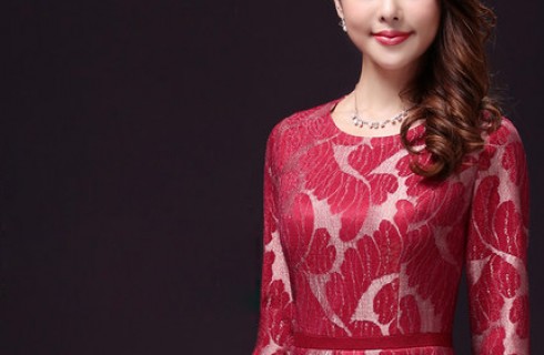 Váy dạ hội trung niên hàn quốc đẹp quyến rũ 2017
